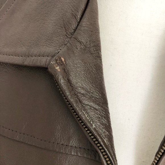 M.I.C. Studio | Brown Leather Jacket - Picture 7 of 8